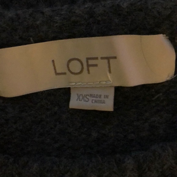 SOLD!!! Grey Loft Sweater - Picture 4 of 4